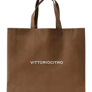 Brown Non-Woven Short Handle Shopper Bag