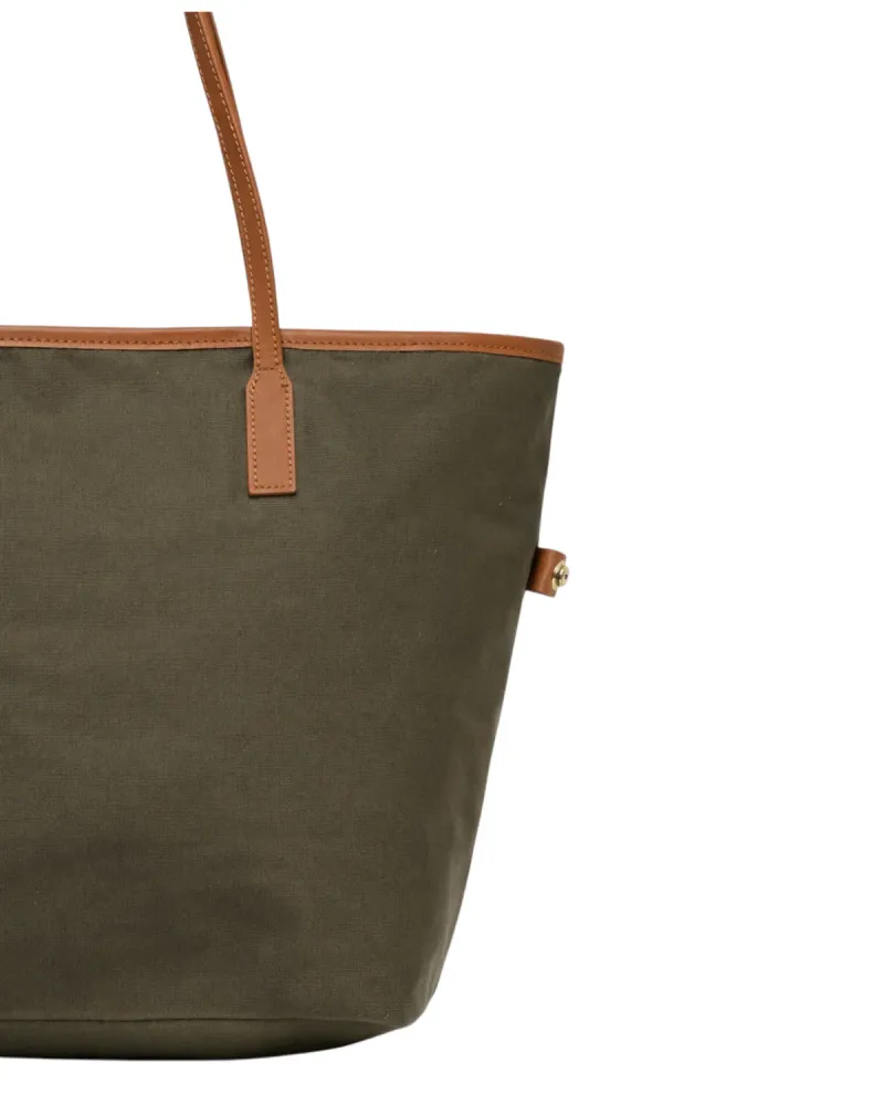 Military Green Nylon City Bag Everyday Use