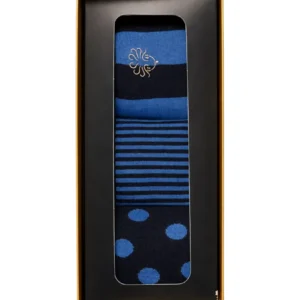 Gift set 3 men's long socks Milan