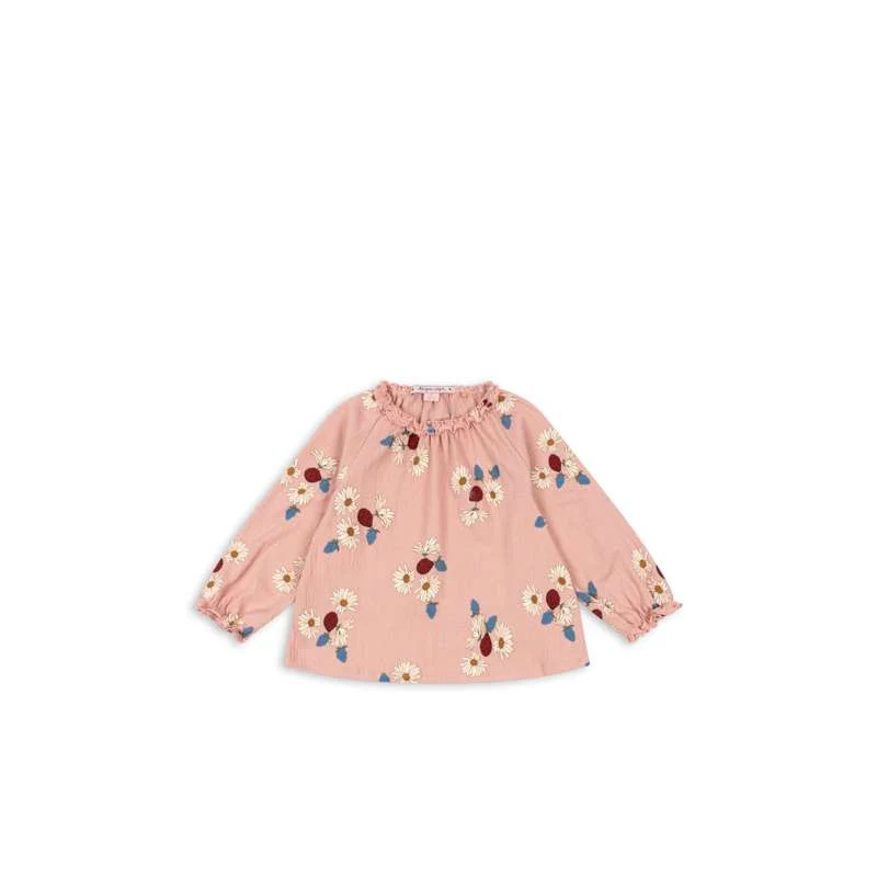 Konges Sløjd Chleo Blouse - OCS - Ladybug Daisy Blush