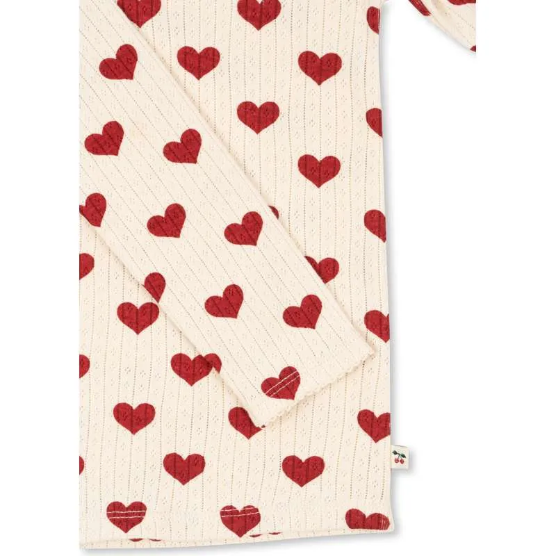 Konges Sløjd Minnie Blouse - GOTS - Amour Red Size Chart