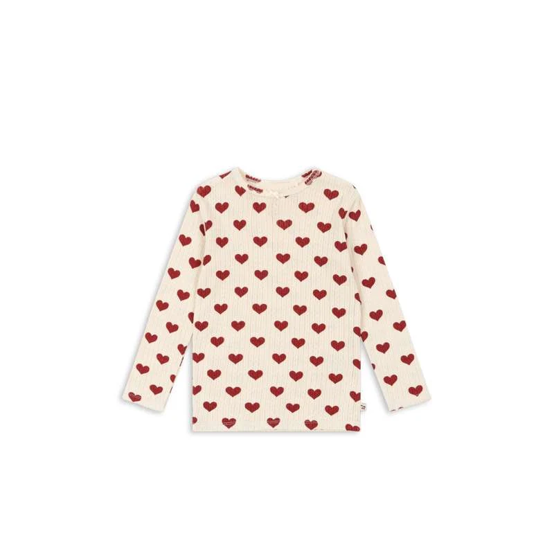 Konges Sløjd Minnie Blouse - GOTS - Amour Red Size Chart