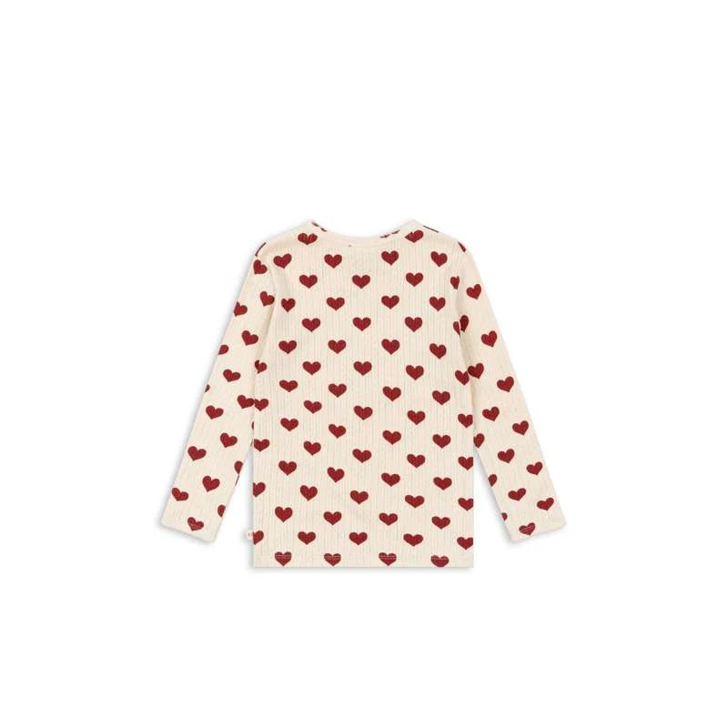 Konges Sløjd Minnie Blouse - GOTS - Amour Red Size Chart