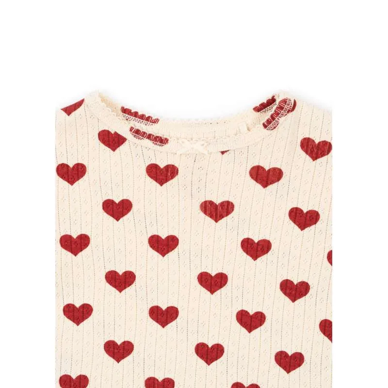 Konges Sløjd Minnie Blouse - GOTS - Amour Red Size Chart