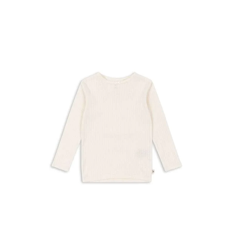 Еластични легинси Konges Sløjd Minnie Blouse - GOTS - Antique White