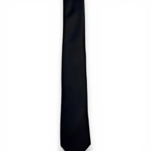 Classic Solid Black Tie - Manuel Ritz