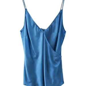 Satin top jewel straps