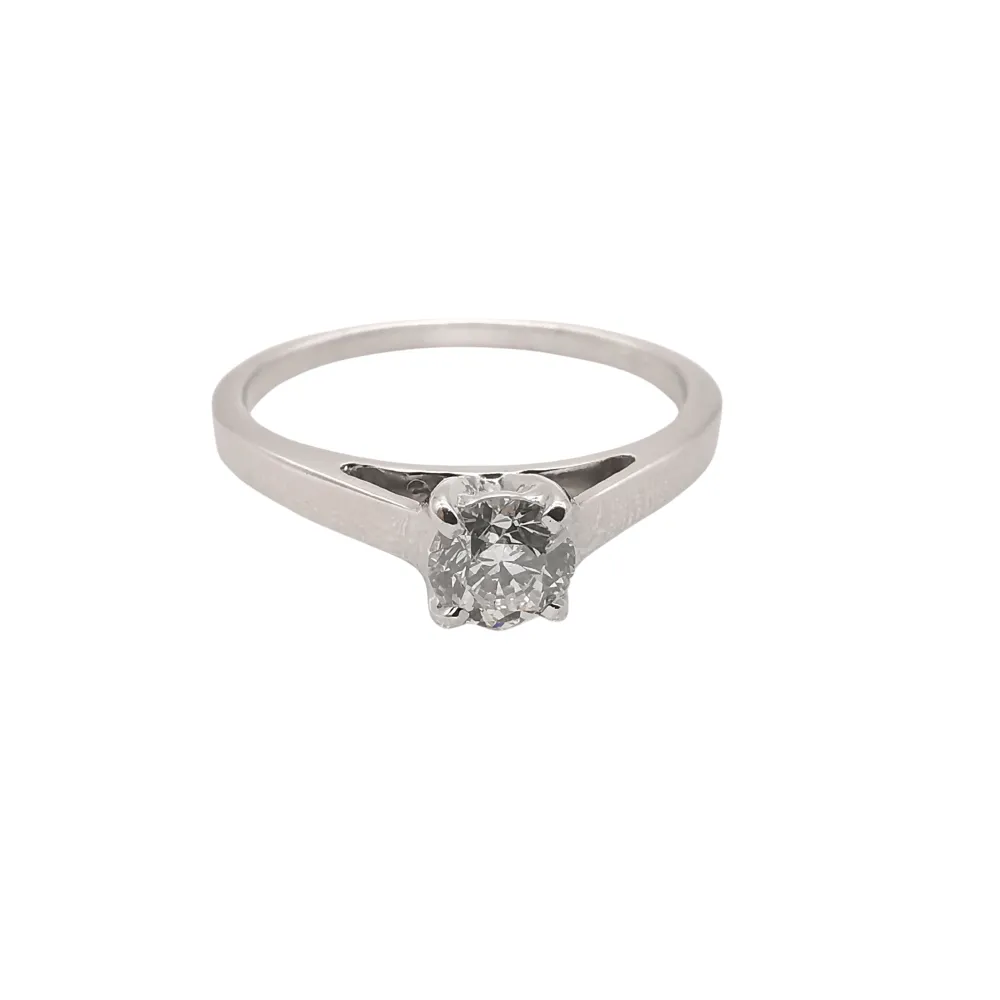 Солитер злато и диамант 0.40 ct
