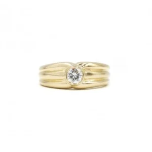 Пръстен Солитер Диамант 0.45ct