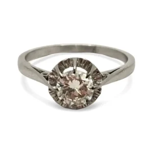 Солитер Платина и диамант 0,75 ct