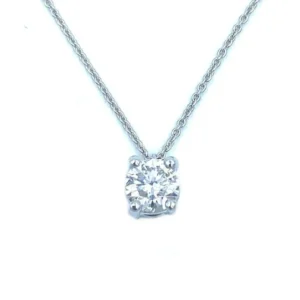 1.00ct F P1 сертифициран диамантен медальон