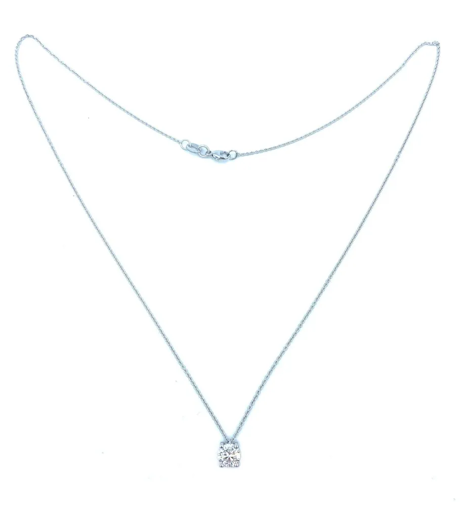 1.00ct F P1 сертифициран диамантен медальон