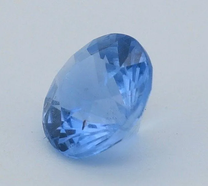 Син сапфир 1.00cts неотопляем CGL сертификат
