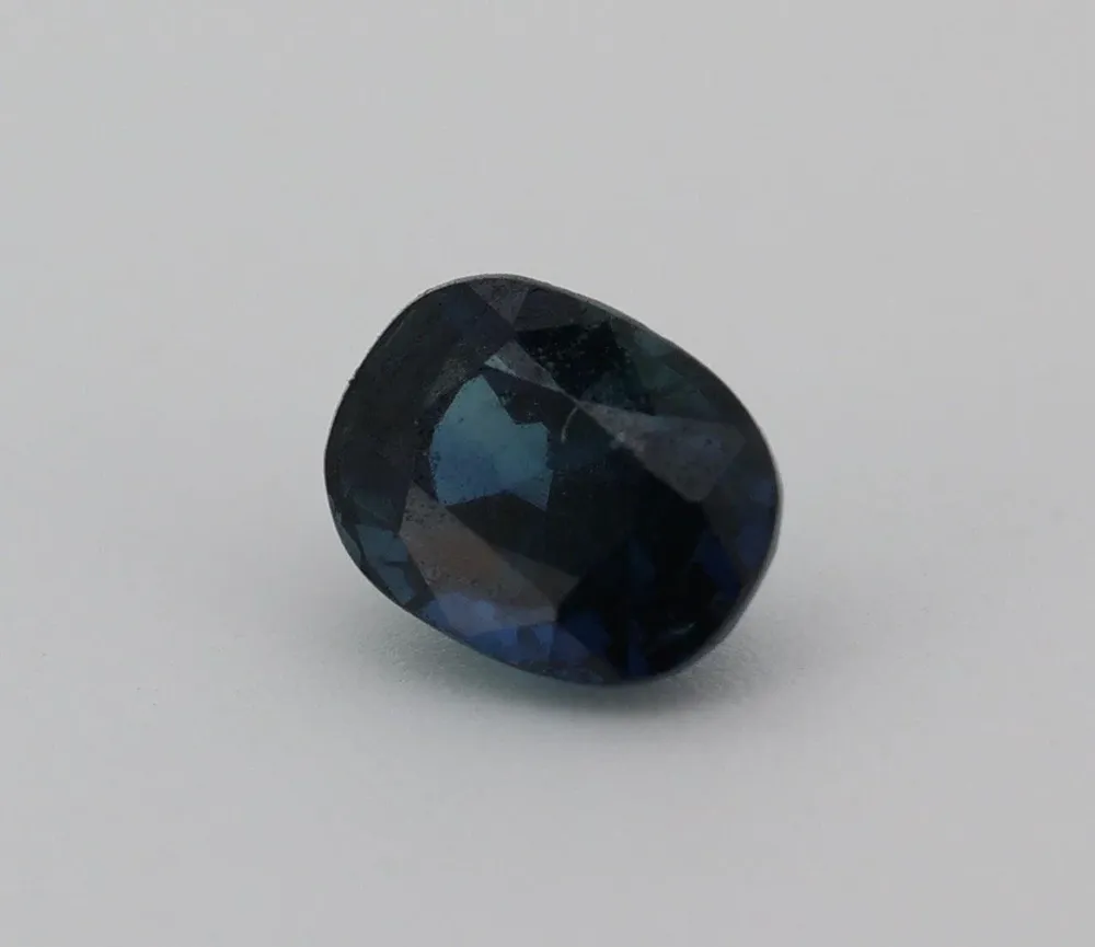 Син сапфир 1.04cts неотопляем сертификат