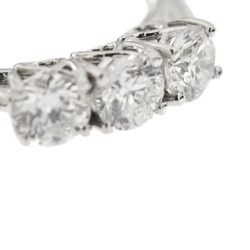 Пръстен трилогия - Диаманти 1,17 ct в 18 ct бяло злато