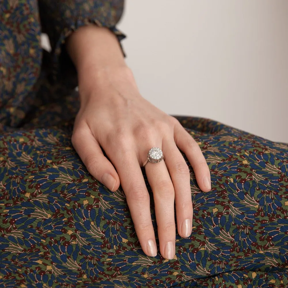Пръстен Солитер Платина 1,50ct