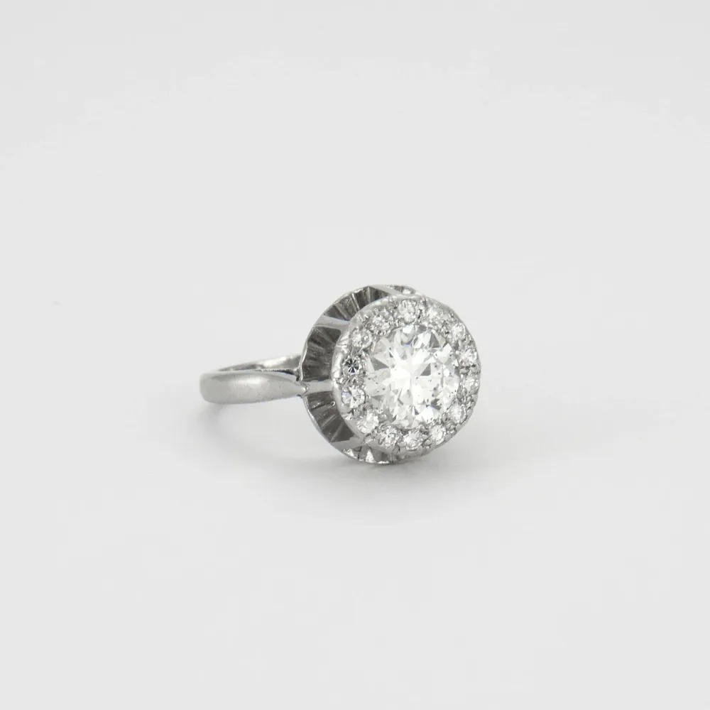 Пръстен Солитер Платина 1,50ct