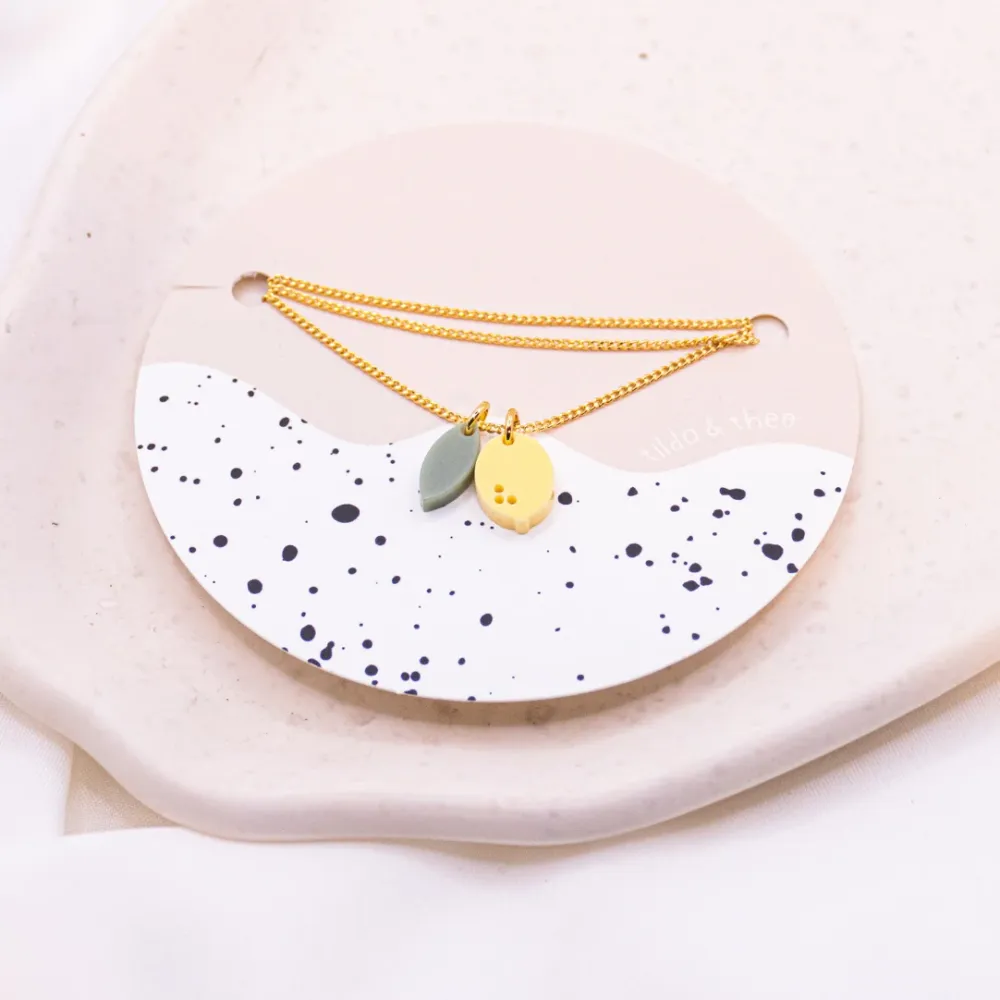 Лимонена огърлица