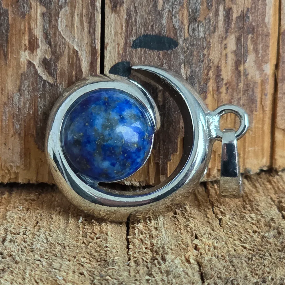 Висулка лапис лазули Спирала