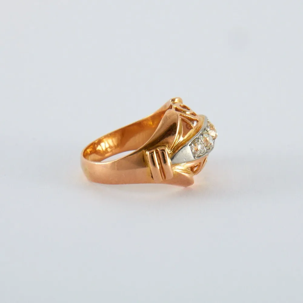 1950 Diamond River Ring
