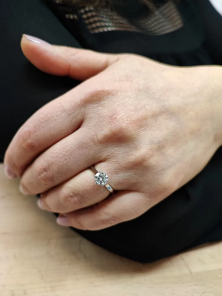 Пръстен Солитер 1ct диамант