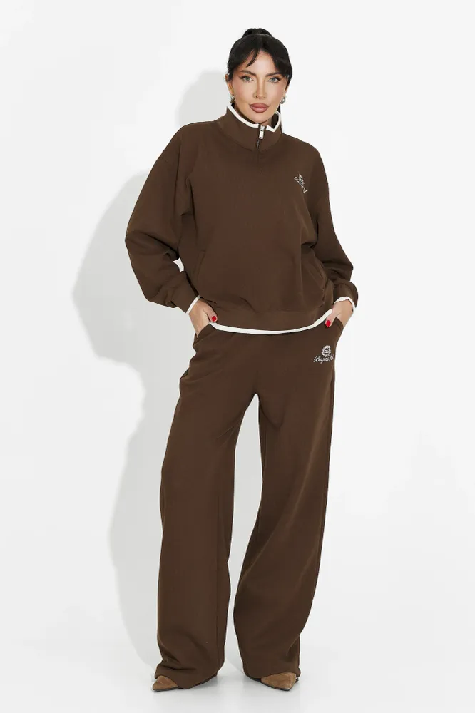 Вилма Богас Спортни облекла за жени в кафяво