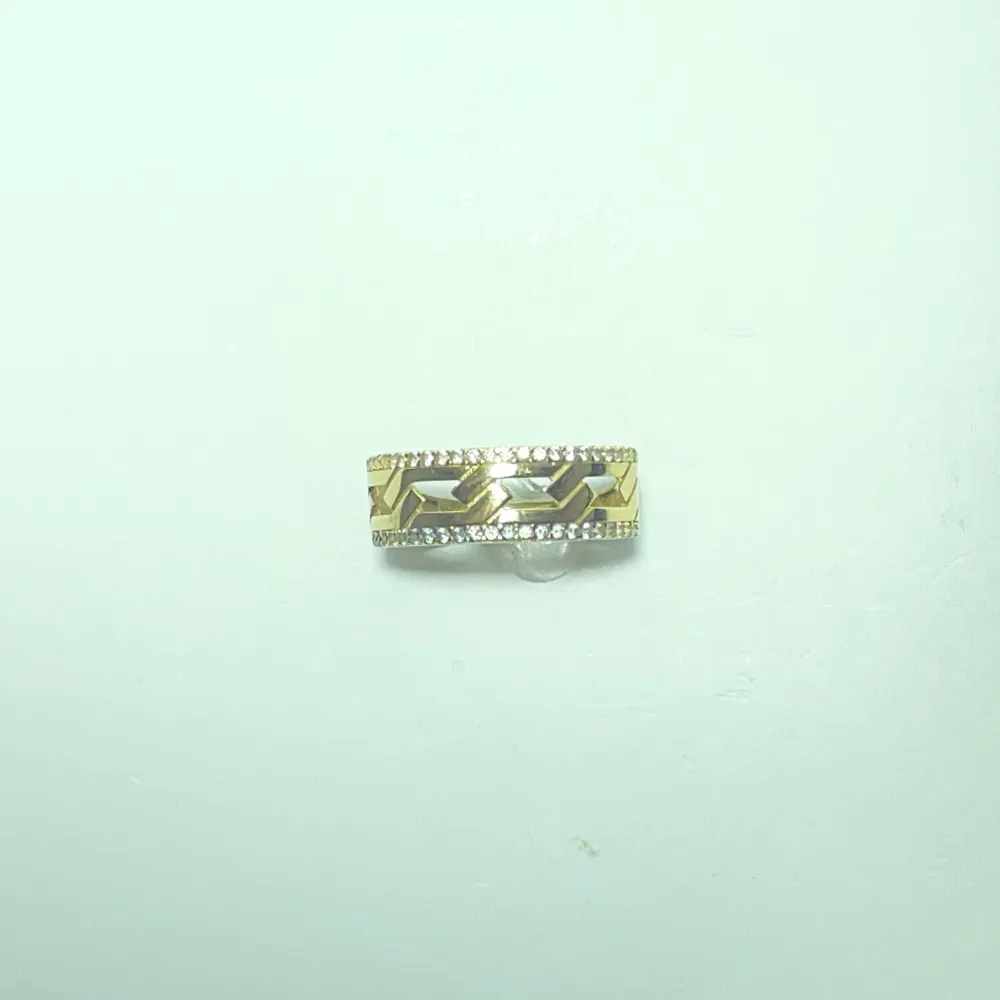 Тънък пръстен от жълто злато 18 карата 2,50 г