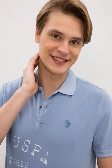 МЪЖКА ТЕНИСКА С ЯКА