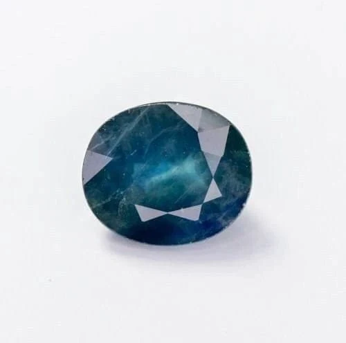Отоплен син сапфир 3.63cts GCI сертификат