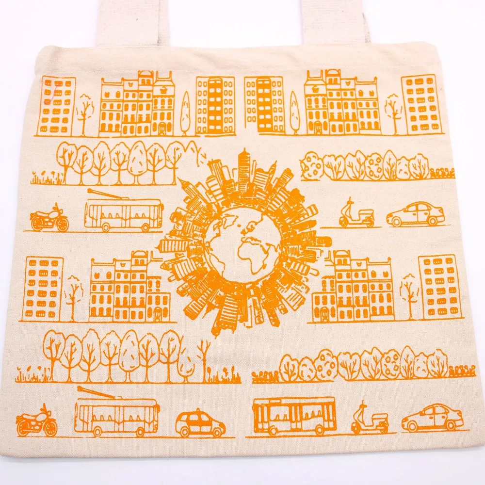 Пазарска чанта 38x42cm 10oz Градски живот