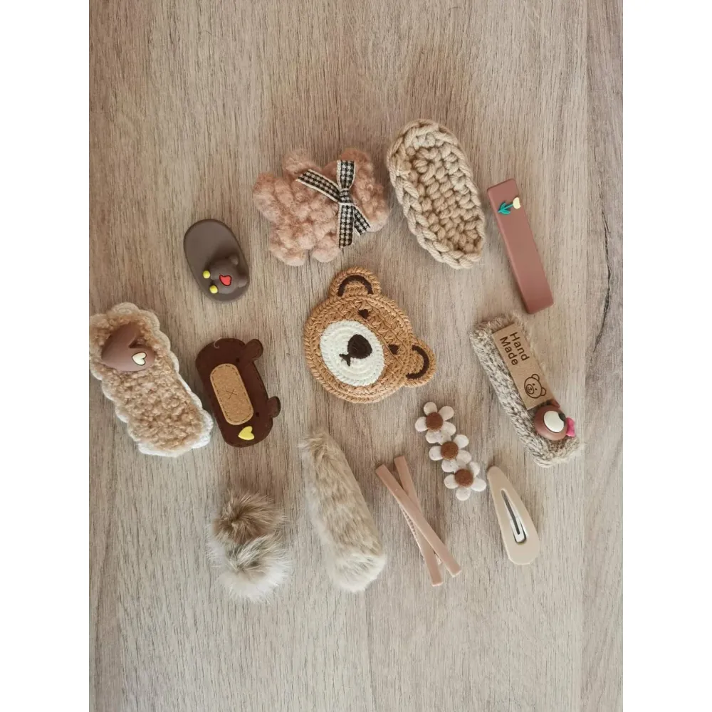 Комплект детски фиби за коса - 13 броя