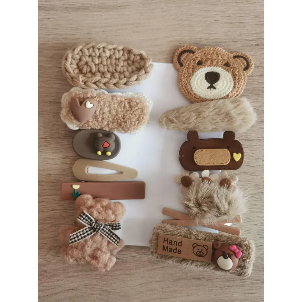 Комплект детски фиби за коса - 13 броя