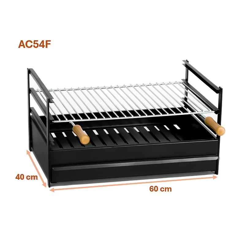 Поставяема желязна скара 60x40 AC54F