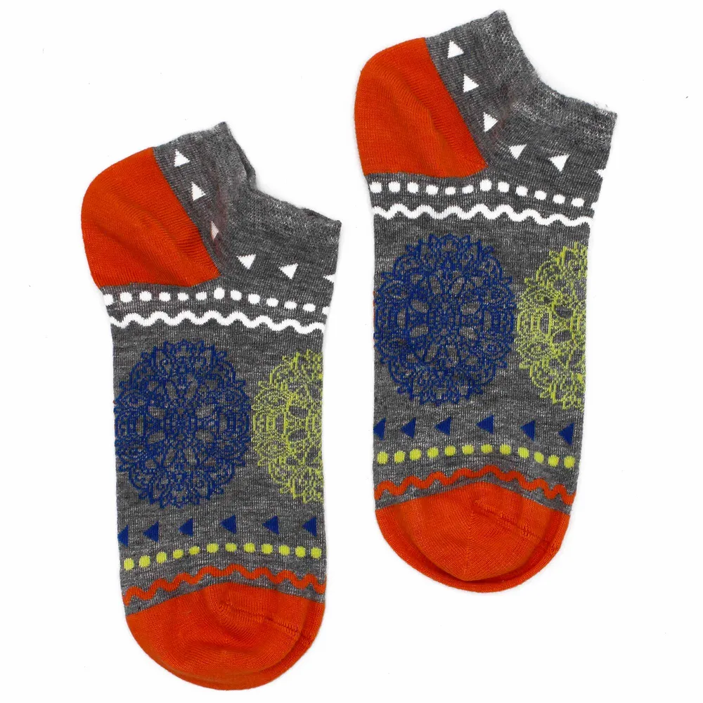 Бамбукови чорапи ниски 7.5-11.5 Цветя на живота