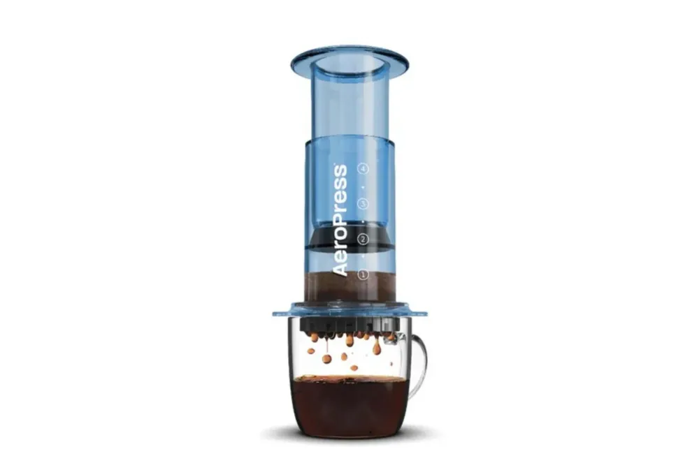 AeroPress Clear Blue