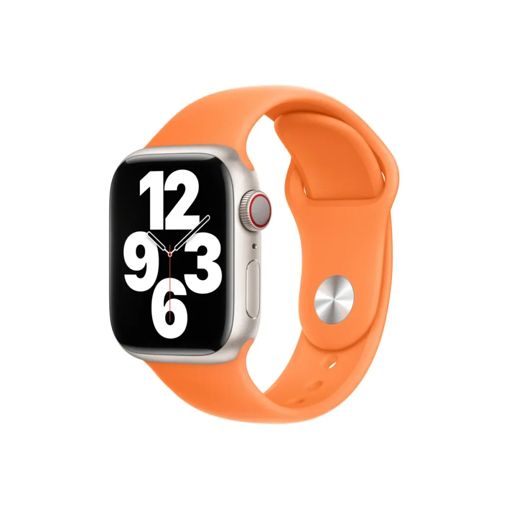 Каишка от Apple - 41 мм Bright Orange Sport Band (SEASONAL 2023 Spring)