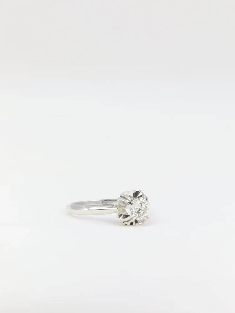 Пръстен Солитер Art Deco Диамант 0.50ct