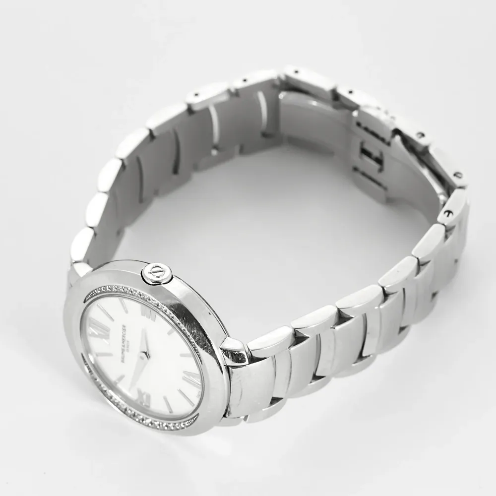 Baume et Mercier - Дамски часовник от стомана и диаманти