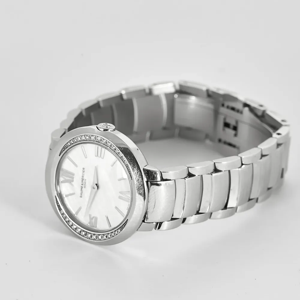 Baume et Mercier - Дамски часовник от стомана и диаманти
