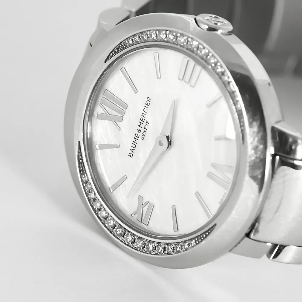 Baume et Mercier - Дамски часовник от стомана и диаманти