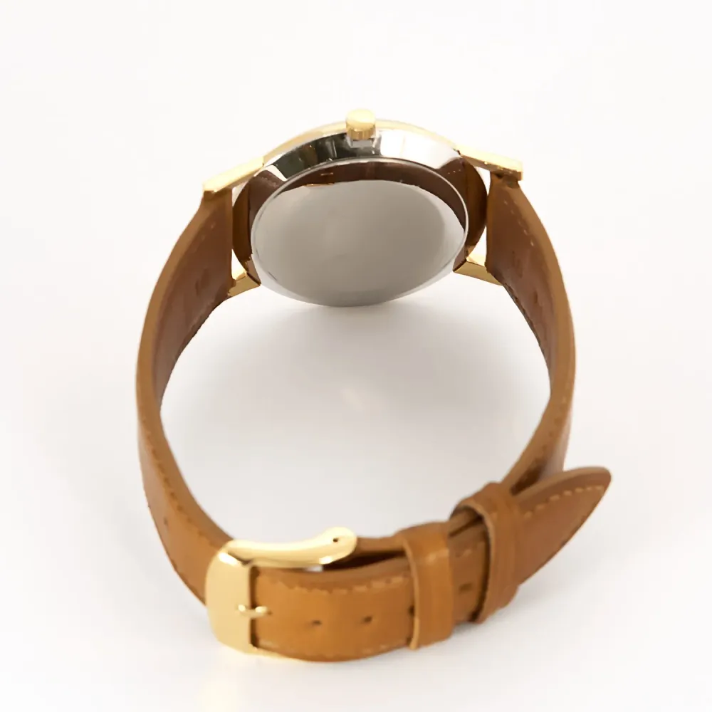 Baume et Mercier - Eterna Matic - Часовник от стомана с позлата с кръгъл корпус и автоматичен механизъм