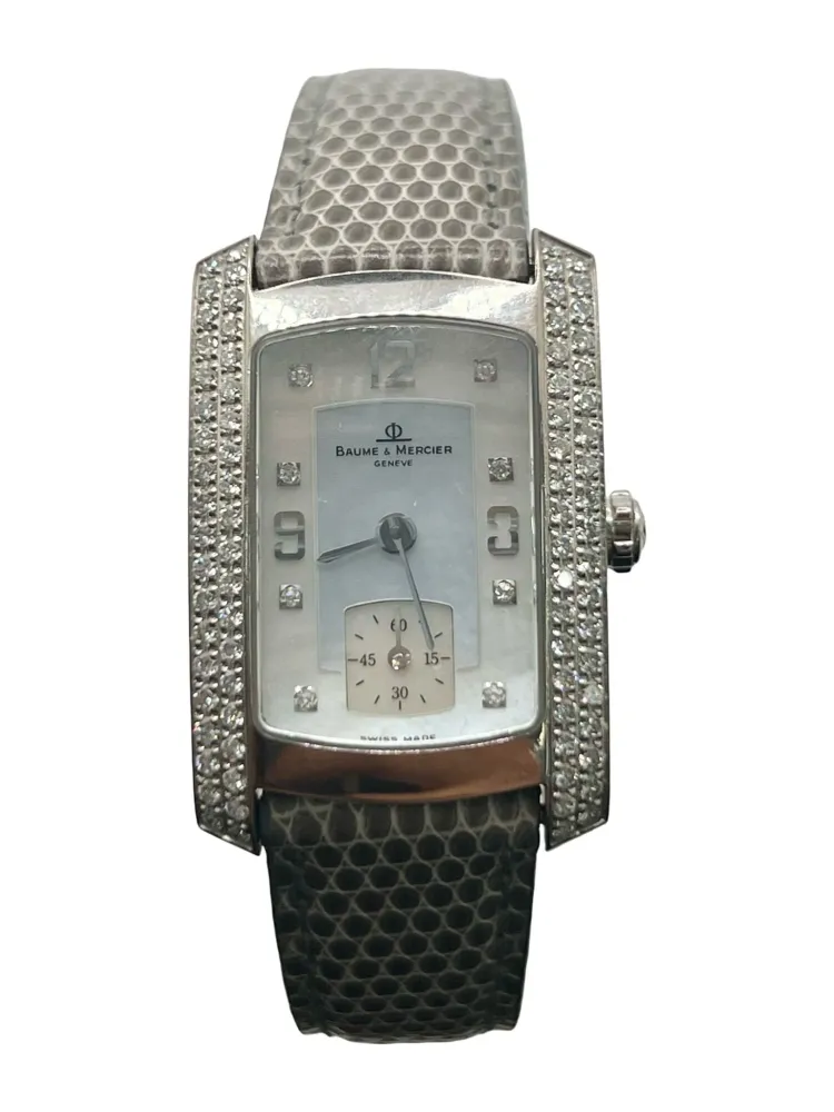 Baume & Mercier Hampton Milleis Бяло злато 18K и диаманти