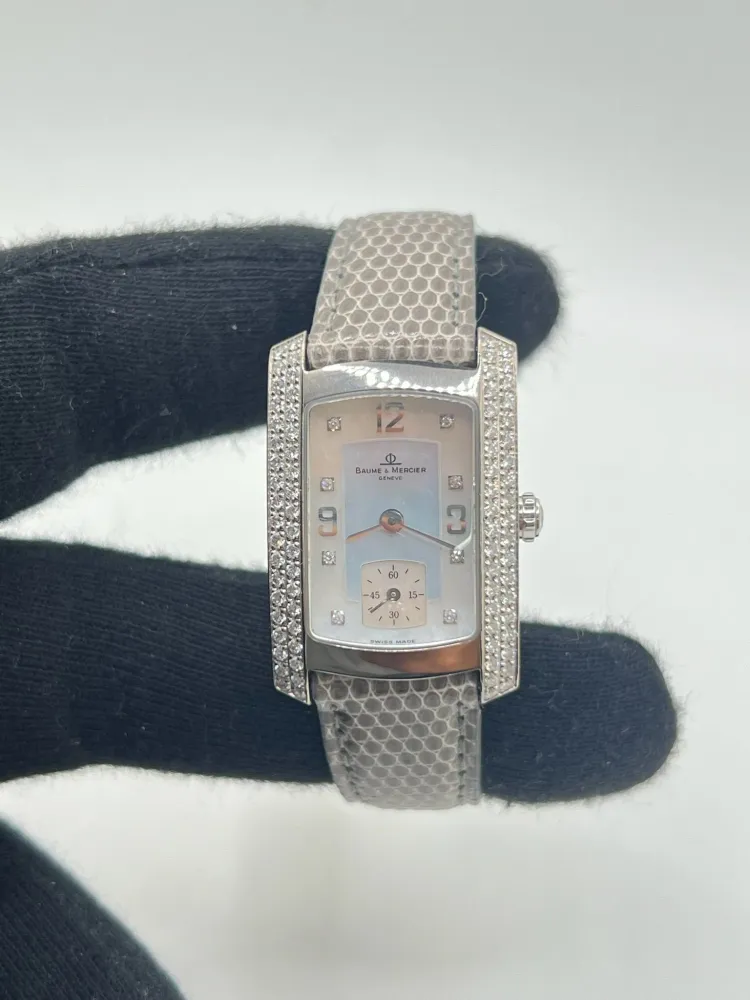 Baume & Mercier Hampton Milleis Бяло злато 18K и диаманти