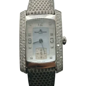 Baume & Mercier Hampton Milleis Бяло злато 18K и диаманти