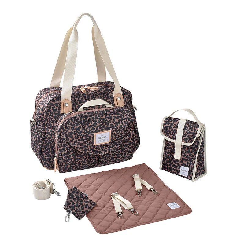 Beaba чанта за мумия Geneva Leopard Limited Edition