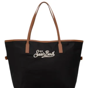 Black Nylon City Bag Everyday Use