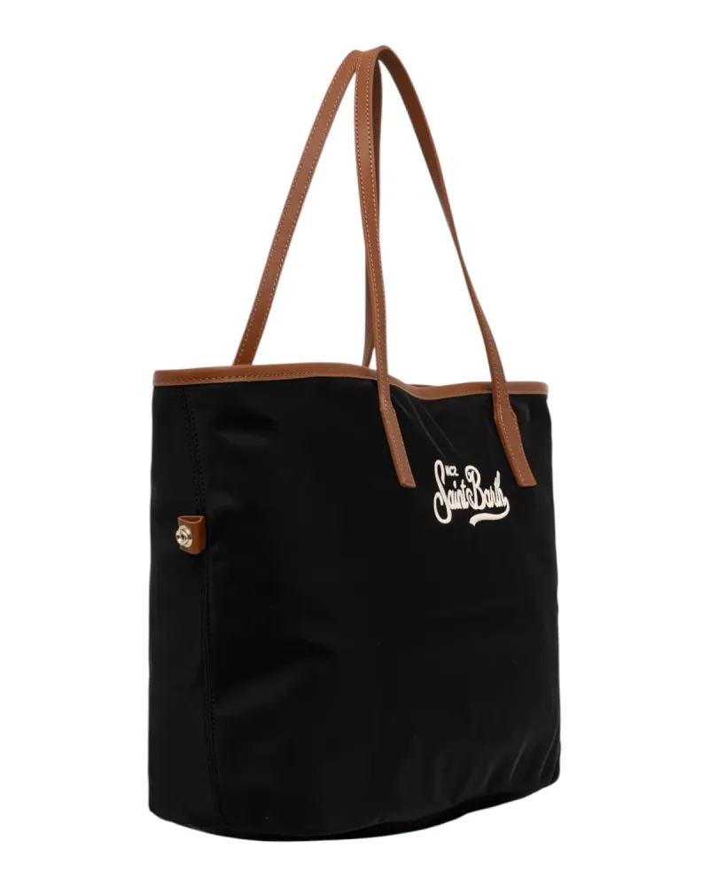 Black Nylon City Bag Everyday Use