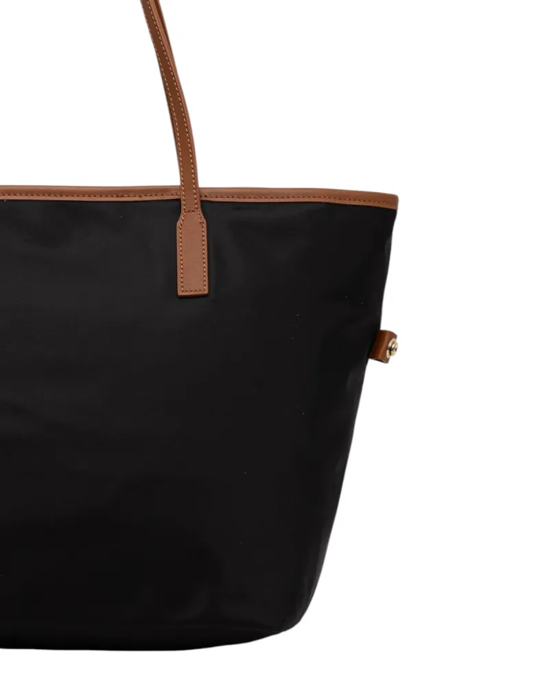 Black Nylon City Bag Everyday Use