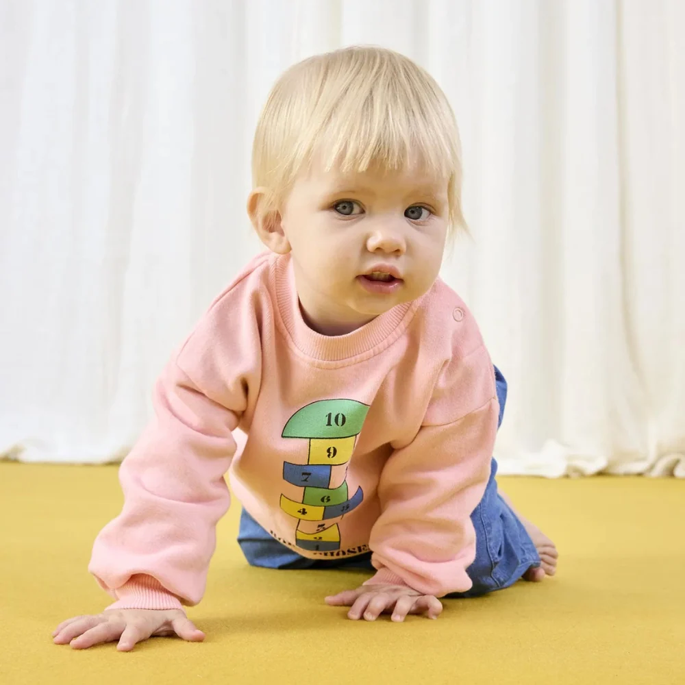 Bobo Choses Детски суитшърт Hopscotch Pink