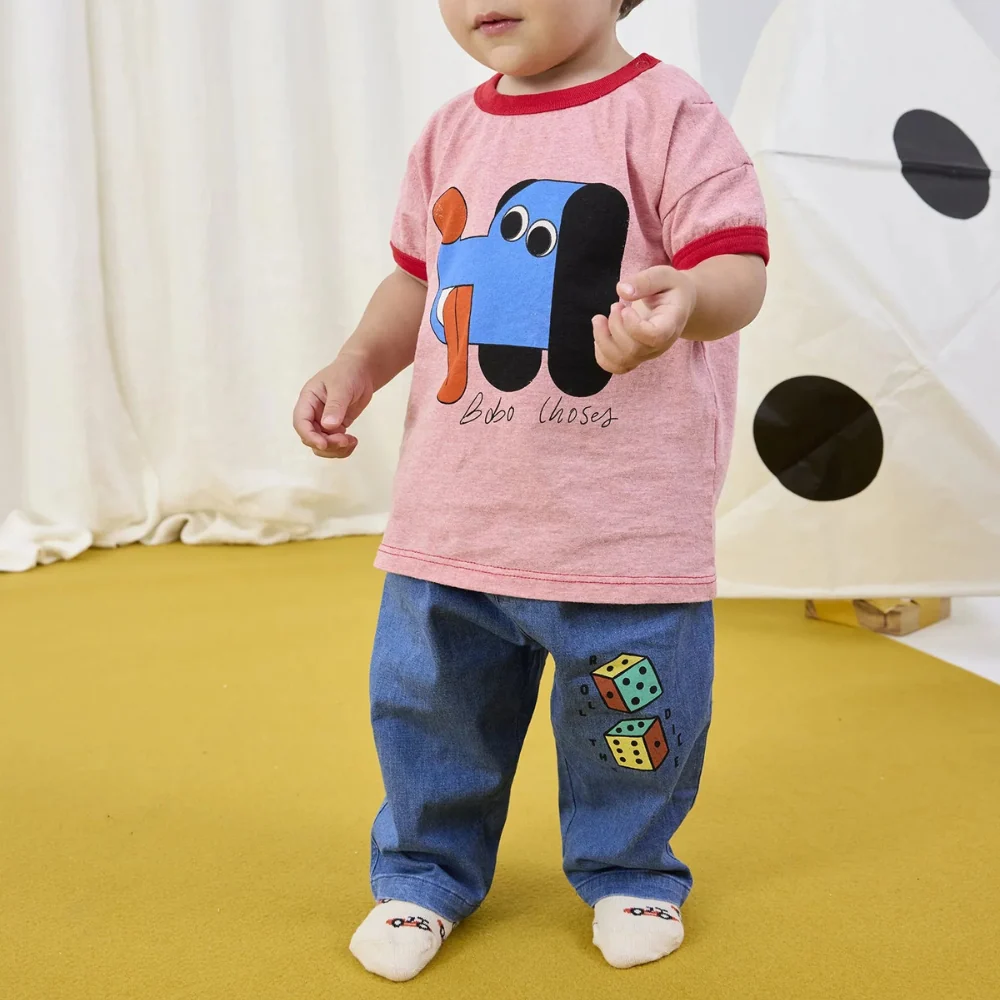 Bobo Choses Детски панталони Roll Dice тъмносин